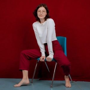 NWOT Big Bud Press Cranberry Trousers size S